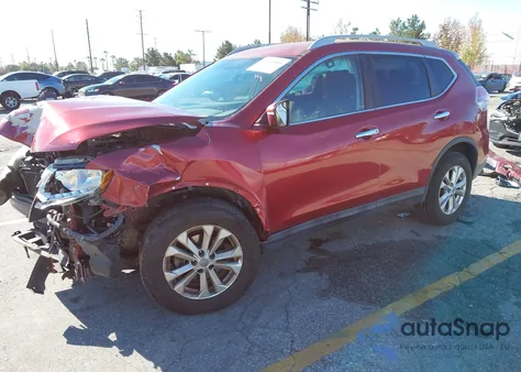 2015 Nissan Rogue Sv z USA, uszkodzony, nr VIN 5N1AT2MT1FC890328